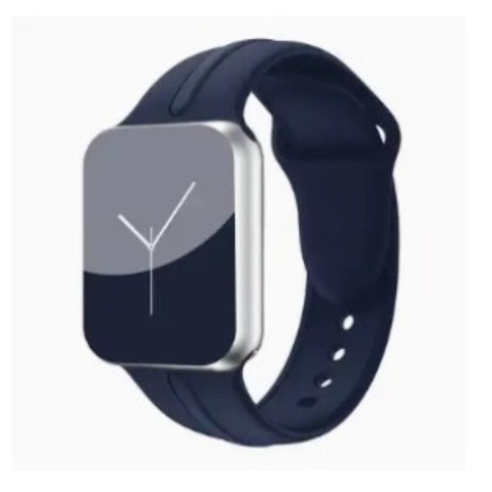 Navy Blue Silicone Band for Apple Smartwatch 42mm/44mm/45mm/49mm new‎